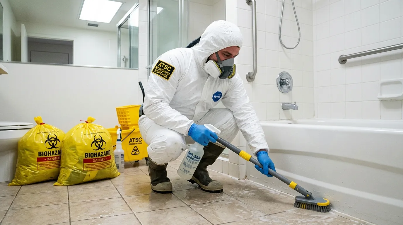 Decontamination equipment deployed for Blood Cleanup in Peachtree City